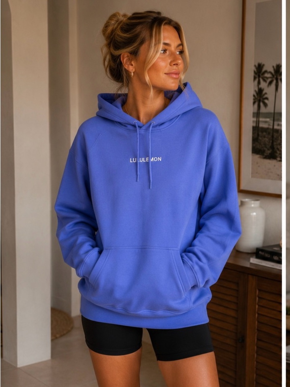lululemon athletica Royal Blue Pullover Hoodie